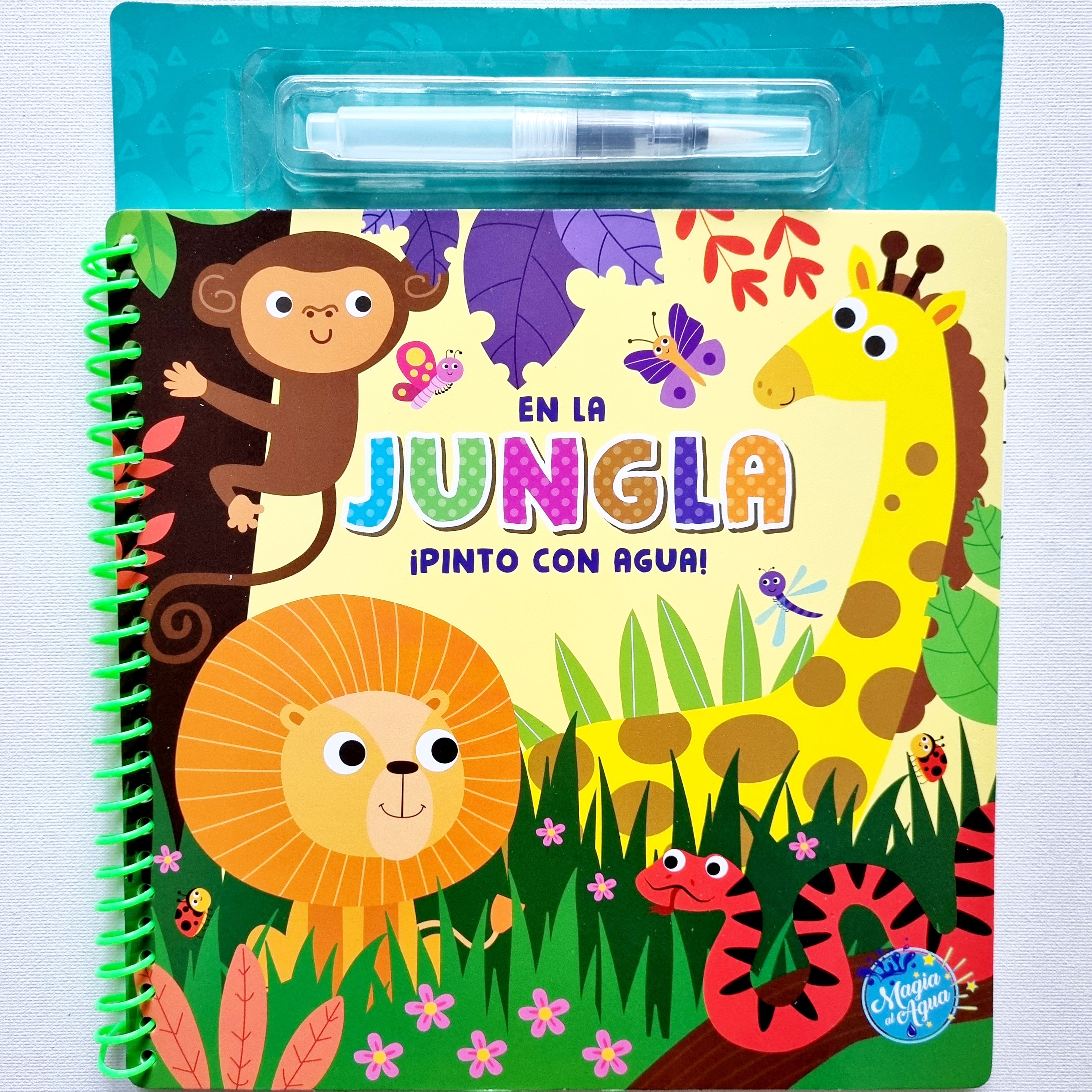Magia al agua. En la jungla pinto con agua Magia al agua. En la jungla pinto con agua